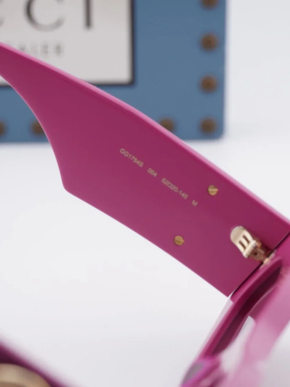 Gucci GG1754S 004 Square Sunglasses - Pink